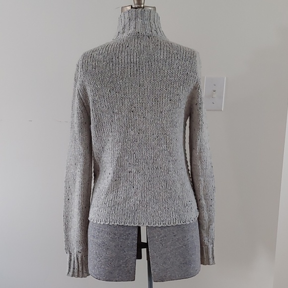 Cabi Gray Square Block Woven Knit Cardigan sz SM - Picture 4 of 6